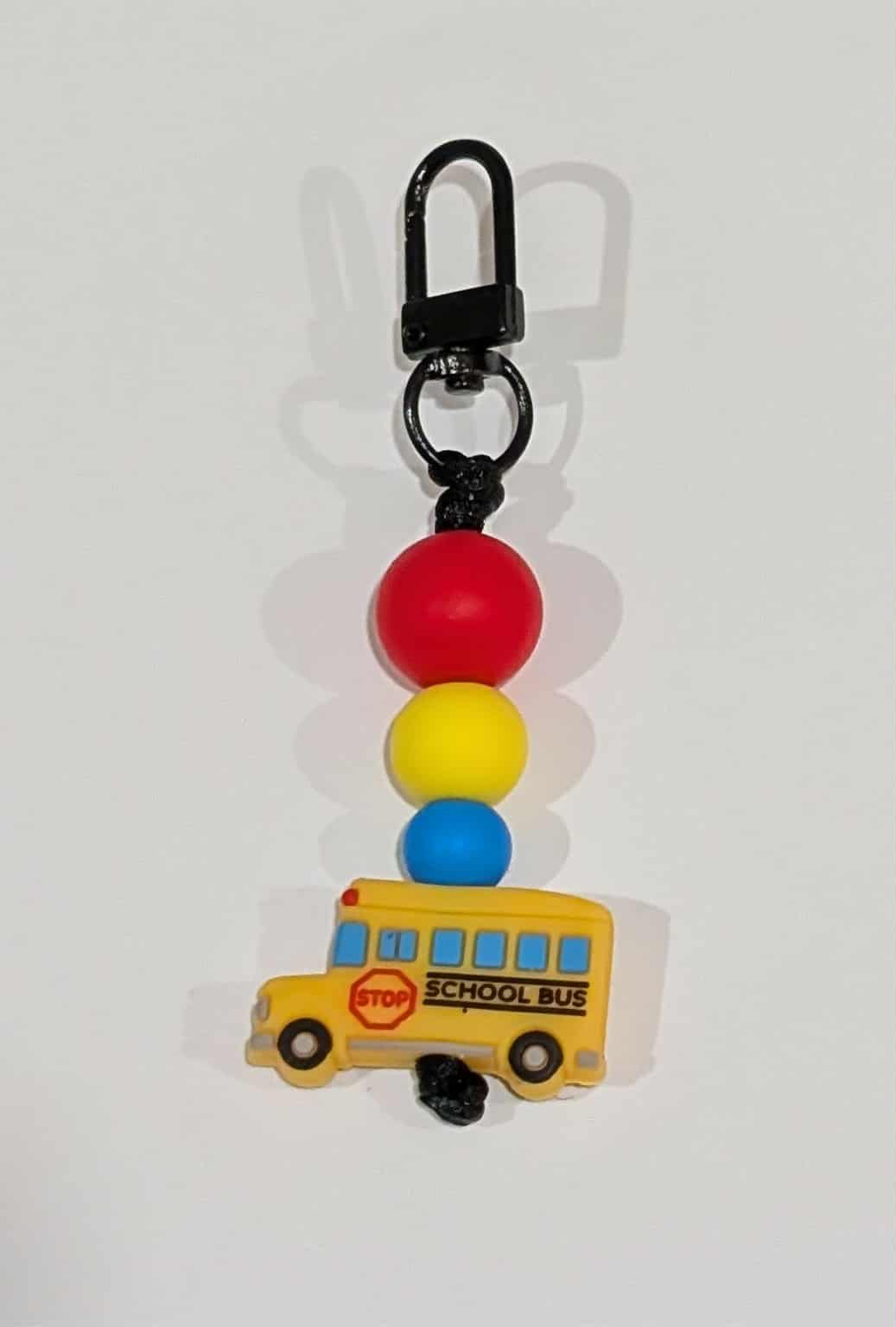 School Bus Keychain