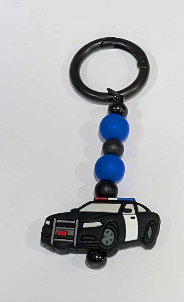 Police Car Premium Keychain