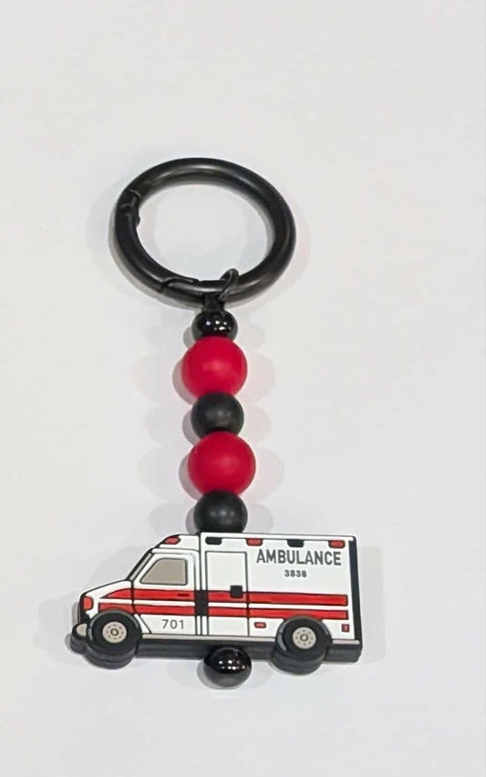 Ambulance Premium Keychain