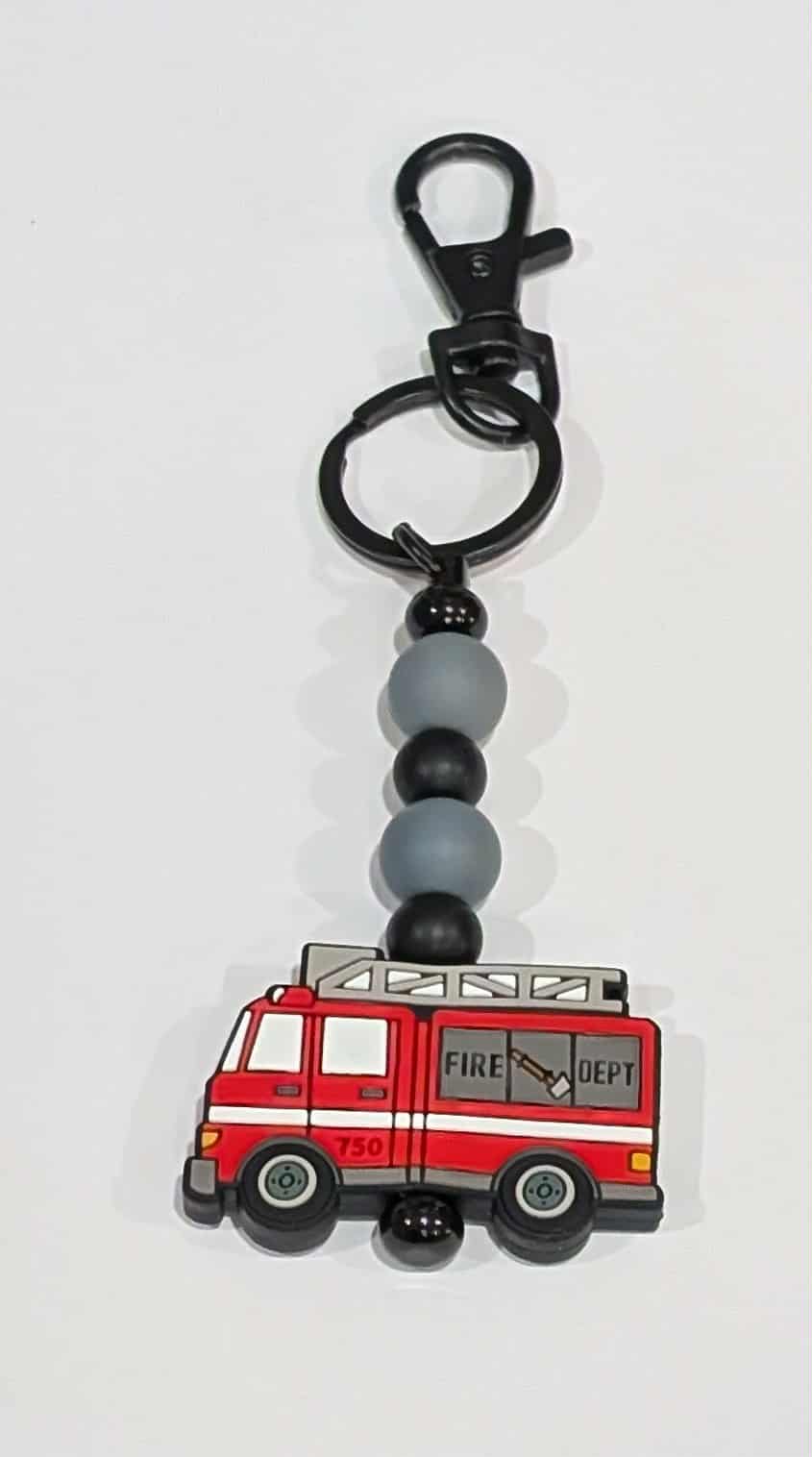 Firetruck Premium Keychain